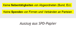 Grafik: Auszug aus SPD-Papier