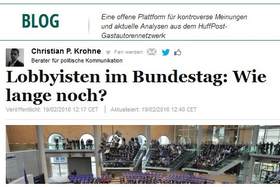 Screenshot Lobbyisten-Gastartikel in HuffPo Deutschland Screenshot Lobbyisten-Gastartikel in HuffPo Deutschland