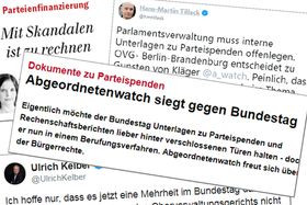 Collage Reaktionen auf Urteil Collage Reaktionen auf Urteil